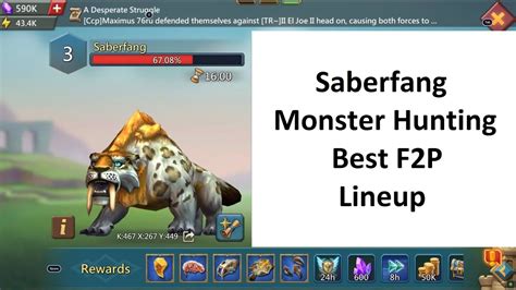 lords mobile saberfang hero lineup|Lords Mobile .